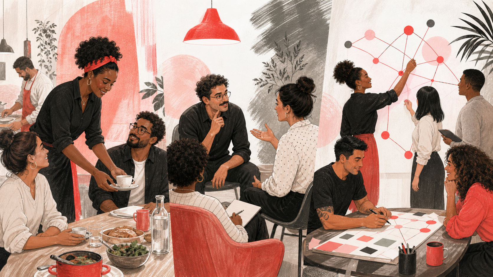 Três abordagens de liderança aplicadas ao desenvolvimento de uma equipe