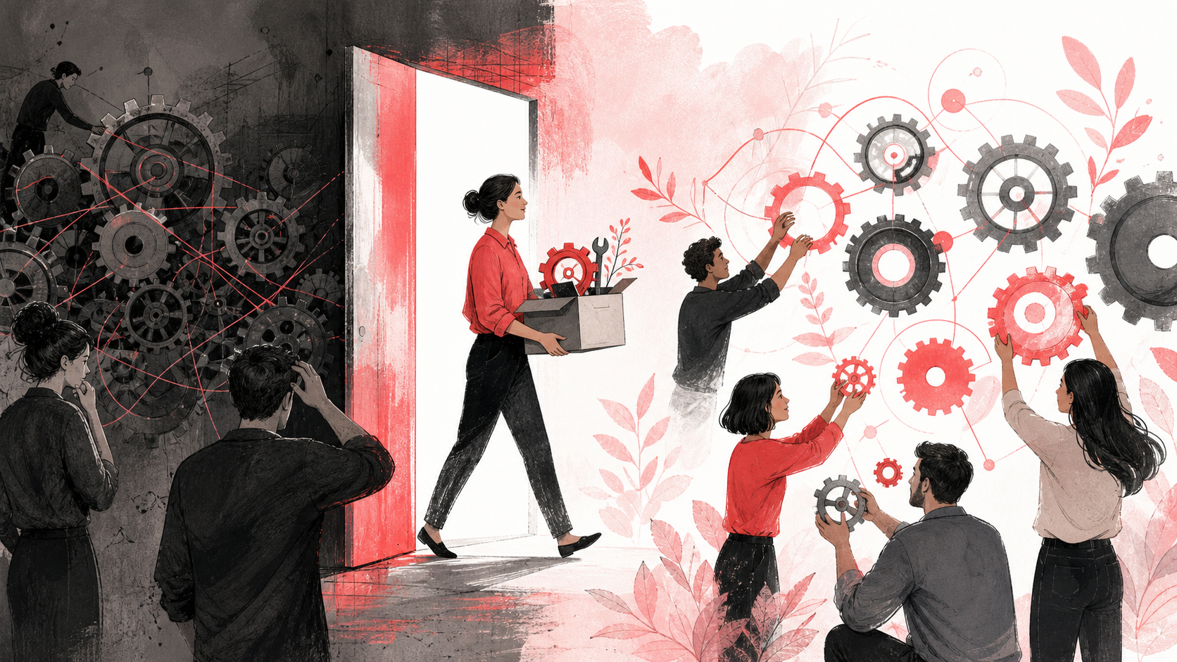 Liderança e equipe integram o aprendizado do treinamento ao sistema de trabalho